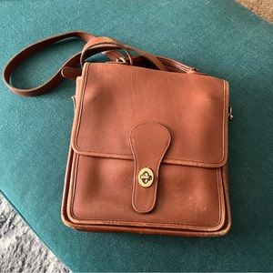 Vintage Coach Crossbody Satchel Purse Bag **rough condition**